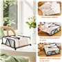 Zosenyer Porte Serviette de Table, Distributeur de Serviettes en Métal Barre Lestée, 18 x 18 x 8 cm Porte-serviettes Papier avec
