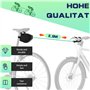 Zosenyer Barre Traction Velo Enfant, 2.5 Meter Système de Remorquage de Vélo Rétractable, Ceinture de Corde de Traction de Bicyc