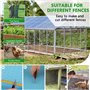 Foydream Grillage a Poule 0.4×7m, Grillage Anti Rongeur, Grillage Fine Maille Idéal pour Les Clôtures de Jardin et l'élevage de 