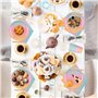 160 Pièces Vaisselles Anniversaire Assiette Dîner avec Serviette en Papier