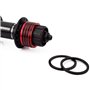 ANCLLO Lot de 10 rondelles de pédalier de vélo en alliage d'aluminium durable de 2 mm Noir