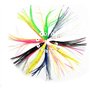 ANCLLO Lot de 30 leurres multicolores en forme de pieuvre souple pour pêche à la traîne en eau salée