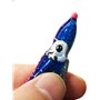 ANCLLO Lot de 30 leurres multicolores en forme de pieuvre souple pour pêche à la traîne en eau salée