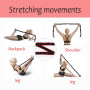 1 Pcs Bande de Résistance aux Exercices de Yoga, Sangle D'étirement Élastique de Yoga, Sangle De Yoga, Ceinture de Yoga Élastiqu