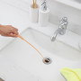 8 Pièces Outil de Débouchage D'évier, Drain Plastique Outils de Débouchage, Outil de Nettoyage de Déboucheur de Vidange, Nettoye