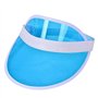 Konxi Lot de 4 80s Bouchon de Protection Retro,Plastique PVC Pare-Soleil Chapeau Visière Casquettes Vélo Sunhat