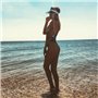 Konxi Lot de 4 80s Bouchon de Protection Retro,Plastique PVC Pare-Soleil Chapeau Visière Casquettes Vélo Sunhat