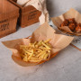 HRLORK Lot de 100 feuilles de papier sulfurisé jetable anti-adhésif pour friteuse à air comprimé