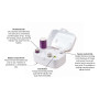 Simplicity Sidewinder Enrouleur Portable, Coton, Blanc