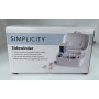 Simplicity Sidewinder Enrouleur Portable, Coton, Blanc