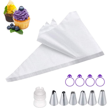 PHIEZC 100 Sacs à pâtisserie jetables