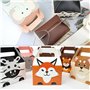 30 Pièces Sacs Papier Animaux,Sacs Bonbons Animaux,Boîte Cadeau Animaux,Sacs Papier Bonbons Avec Poignées,6 Motifs Pour Les Fête