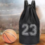 Hunphy Sac de Basket-Ball, Sac à Cordon de Football, Sac à Dos en Maille Filet, Sac à Dos en Maille Polyvalent avec Sangle Régla