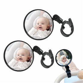2 PCS Miroir Voiture Bébé