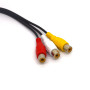 Tomost Câble USB vers RCA USB 2.0 mâle vers 3 RCA femelles Jack Splitter Audio Video AV Composite Cordon adaptateur pour TV PC H