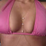 La mode chaîne de corps femme sexy crossover ventre chaîne bikini plage de sable body jewelry chaîne ceinture jupe chaîne de cor