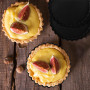 6 pcs moule à tartelette, 10cm Antiadhésifs de à Quiche, Ronde Tarte à Fond Amovible, Moule à Tarte Cannelé Fond Amovible Moule 