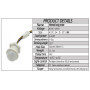 YOUNLEN Commutateur de capteur Infrarouge PIR 110 V/220 V,Infrarouge Interrupteur detecteur de Mouvement,Mini détecteur Automati