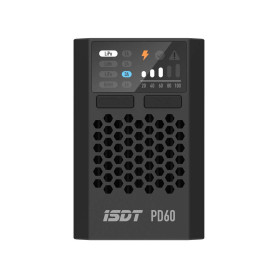 ISDT PD60 Chargeur de batterie Lipo 60 W 6 A pour batteries 1-4S LiPo/Life/Lilon/LiHv/Pb/NiMH RC