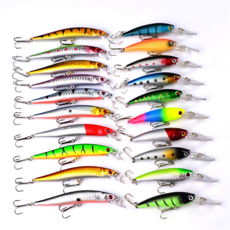 Leurres de pêche Kit avec Boîte à Outils Portable