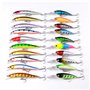 RoseFlower 20 Pièces Flottante Set Appât de Pêche Hameçons Basse Accessoires