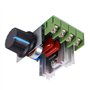 FTVOGUE 2000W AC Moteur Régulateur de Vitesse 50-220V 25A Régulateur de Tension Réglable Gradateur Électronique Thermostat Gouve