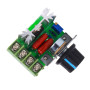 FTVOGUE 2000W AC Moteur Régulateur de Vitesse 50-220V 25A Régulateur de Tension Réglable Gradateur Électronique Thermostat Gouve