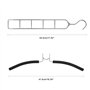 Cintre Gain de Place - 4 Pack Cintres Multicouches Antidérapants 5 en 1 Éponge Support de Rangement pour Vêtements en Métal Orga
