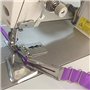 Reliure de surjeteuse à bords incurvés pour machine à coudre industrielle