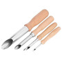 Outils de Poterie d'Argile 4 pcs Circulaire Trou Rond Poterie Argile Cutters Poterie Argile Céramique Outils pour la Modélisatio