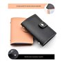Skyzone Portefeuille de Cartes pour Hommes et Femmes, 2 pièces Porte Carte en Cuir PU Souple Portefeuilles à Poche Mince Porte-C