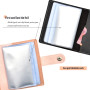 Skyzone Portefeuille de Cartes pour Hommes et Femmes, 2 pièces Porte Carte en Cuir PU Souple Portefeuilles à Poche Mince Porte-C