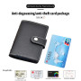 Skyzone Portefeuille de Cartes pour Hommes et Femmes, 2 pièces Porte Carte en Cuir PU Souple Portefeuilles à Poche Mince Porte-C