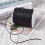 PandaHall 100 Verges/Rouleau 1.5mm tressé Coton ciré Cordon chaîne Bijoux à bricoler soi-même Artisanat macramé Faisant des Perl