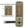 1-11 Chiffres Clavier Serrure De Porte Bouton Poussoir Serrure CodéE Pas De Puissance Combinaison Clé Bouton Serrure En Alliage 
