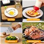 Sumeber Accessoires de barbecue en acier inoxydable avec spatule pour barbecue, presse à hamburger Smash en fonte, accessoires d