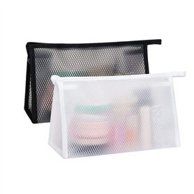 Trousses de Toilette Grande Capacité 2pcs Trousses à Maquillage Imperméable Trousse Toilette Voyage Transparente Sacs de Toilett