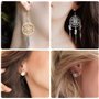 Moguxb Kit de Fabrication de Boucles d'oreilles 3600 Pièces Accessoires de Boucles d'oreilles DIY avec crochets pour boucles d'o