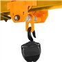 Chariot de palan Chariot Porte Palan expédier en acier inoxydable chariot pour palan 1t Largeur et inclinaison réglables, pour p