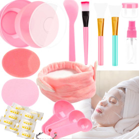 XUBX 10 en 1 Brosse de Masque Outils Set
