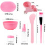 Outil de Mélange Kit avec Bol Visage BRICOLAGE Soins de La Peau Mélange Bol Bâton Bros