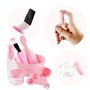 XUBX 10 en 1 Brosse de Masque Outils Set, Outil de Mélange Kit avec Bol Visage BRICOLAGE Soins de La Peau Mélange Bol Bâton Bros
