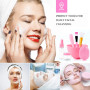 XUBX 10 en 1 Brosse de Masque Outils Set, Outil de Mélange Kit avec Bol Visage BRICOLAGE Soins de La Peau Mélange Bol Bâton Bros