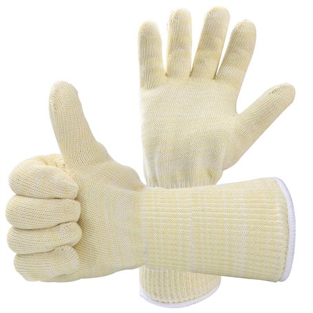1 Paire Gants de Barbecue Gant Anti-Chaleur Taille Universelle Grill - Gants de Cuisines Résiste Jusqu'à 500°C Gants de Four pou