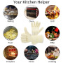 1 Paire Gants de Barbecue Gant Anti-Chaleur Taille Universelle Grill - Gants de Cuisines Résiste Jusqu'à 500°C Gants de Four pou