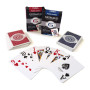 Grimaud - Malette de Poker Premium 500 jetons 11,5g marqués - 2 jeux de 54 cartes - jetons Dealer - Livret de règle - Mallette e
