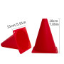 Kolamom Entraînement Cônes de marquage Football Unisex-Youth, Rouge, Eine Größe