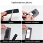 20 PC Scratch Autocollant Double Face 3 cm × 10 cm, double face avec fermeture pour tissu, fixation, organisation et rangement, 