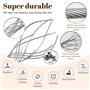 Huucozn 5m Tringle à rideaux Kit avec 30 Pièces Acier Inoxydable An Crochets, Câble en Acier pour Rideau Fil de Suspension Fil d