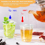Huucozn 40 PCS Tasse de 220 ml Verre à Shot Plastiques Réutilisables Transparent Verre à Liqueur 220ml Verre Shooter Plastique R